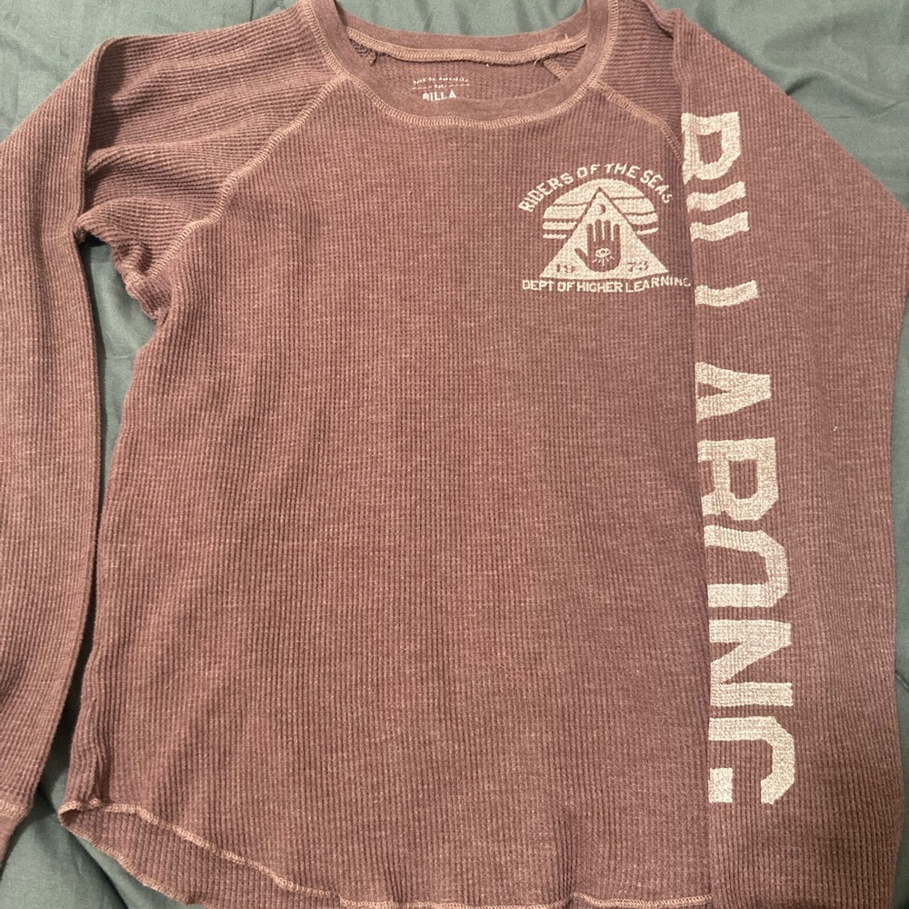 Billabong Waffle knit long sleeve